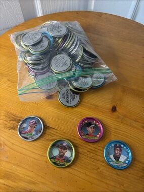 1990 Sandwich Bag of Topps Metal Sports Coins
